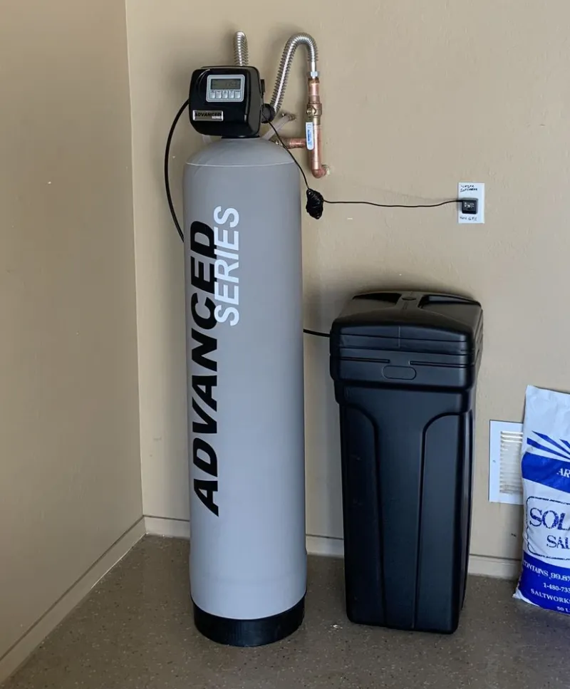 Water softener system installation